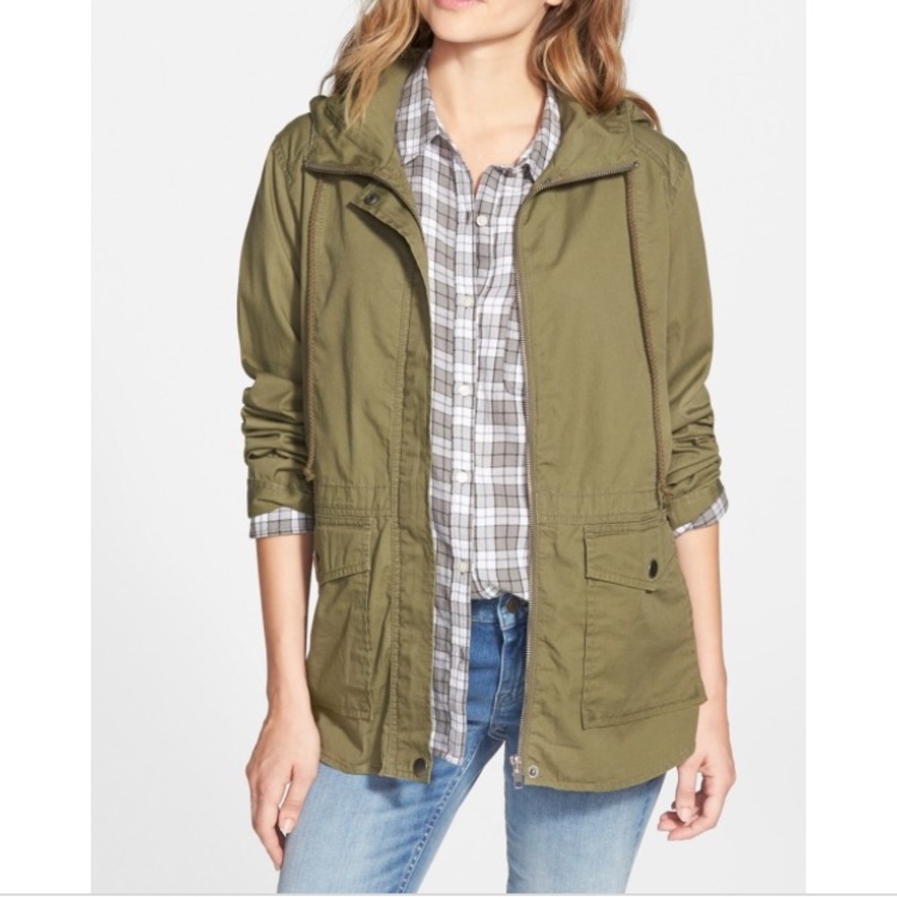 Nordstrom BP hooded army jacket
